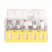 Clema Doza Compacta 5 Poli Conductor Rigid sau Semirigid 0.5 - 2.5 MM2